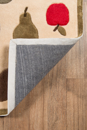 Momeni Lil Mo Whimsy LMJ-2 Hand Tufted Contemporary Novelty Indoor Area Rug Ivory 8' x 10' LMOJULMJ-2IVY80A0