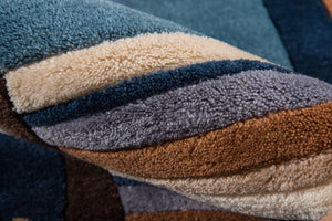 Momeni Lil Mo Whimsy LMJ-4 Hand Tufted Contemporary Novelty Indoor Area Rug Denim 8' x 10' LMOJULMJ-4DNM80A0