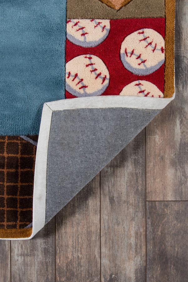 Momeni Lil Mo Whimsy LMJ-4 Hand Tufted Contemporary Novelty Indoor Area Rug Denim 8' x 10' LMOJULMJ-4DNM80A0