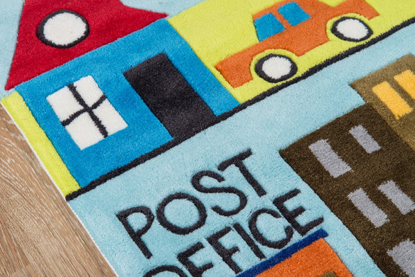 Momeni Lil Mo Whimsy LMJ12 Hand Tufted Contemporary Novelty Indoor Area Rug Town 8' x 10' LMOJULMJ12TOW80A0