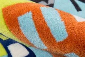 Momeni Lil Mo Whimsy LMJ12 Hand Tufted Contemporary Novelty Indoor Area Rug Town 8' x 10' LMOJULMJ12TOW80A0