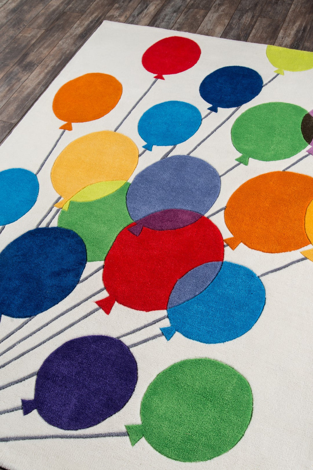 Momeni Lil Mo Whimsy LMJ16 Hand Tufted Contemporary Novelty Indoor Area Rug Multi Balloons 8' x 10' LMOJULMJ16MBA80A0