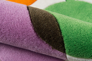 Momeni Lil Mo Whimsy LMJ16 Hand Tufted Contemporary Novelty Indoor Area Rug Multi Balloons 8' x 10' LMOJULMJ16MBA80A0