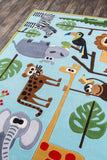 Momeni Lil Mo Whimsy LMJ19 Hand Tufted Contemporary Novelty Indoor Area Rug Blue 8' x 10' LMOJULMJ19BLU80A0