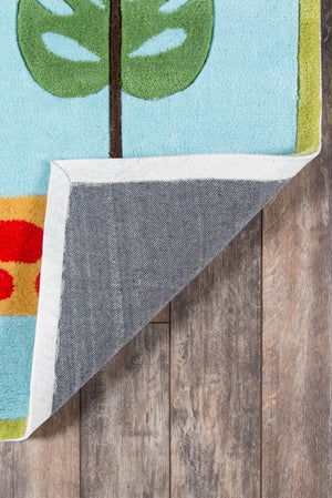 Momeni Lil Mo Whimsy LMJ19 Hand Tufted Contemporary Novelty Indoor Area Rug Blue 8' x 10' LMOJULMJ19BLU80A0