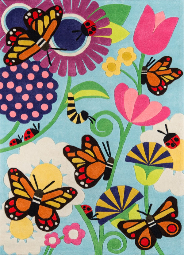 Momeni Lil Mo Whimsy LMJ26 Hand Tufted Contemporary Novelty Indoor Area Rug Multi 8' x 10' LMOJULMJ26MTI80A0