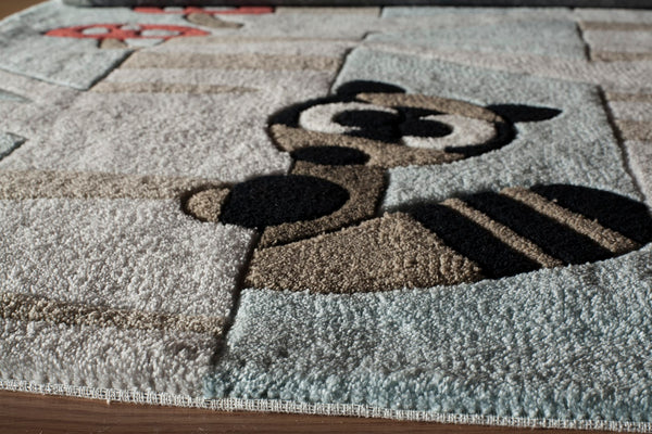 Momeni Lil Mo Whimsy LMJ29 Hand Tufted Contemporary Novelty Indoor Area Rug Light Blue 8' x 10' LMOJULMJ29LBL80A0