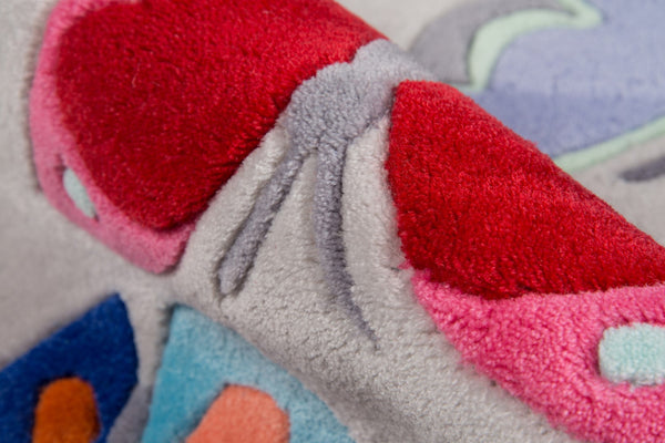 Momeni Lil Mo Whimsy LMJ32 Hand Tufted Contemporary Novelty Indoor Area Rug Grey 8' x 10' LMOJULMJ32GRY80A0