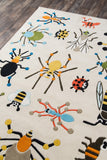 Momeni Lil Mo Whimsy LMJ35 Hand Tufted Contemporary Animal Print Indoor Area Rug Ivory 8' x 10' LMOJULMJ35IVY80A0