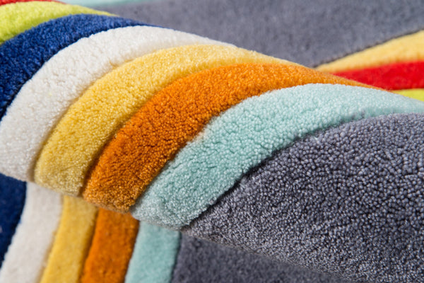 Momeni Lil Mo Hipster LMT14 Hand Tufted Contemporary Typographic Indoor Area Rug Pink 8' x 10' LMOTWLMT14PNK80A0