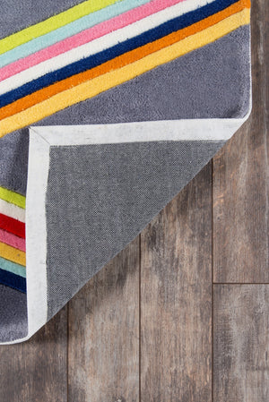 Momeni Lil Mo Hipster LMT14 Hand Tufted Contemporary Typographic Indoor Area Rug Pink 8' x 10' LMOTWLMT14PNK80A0