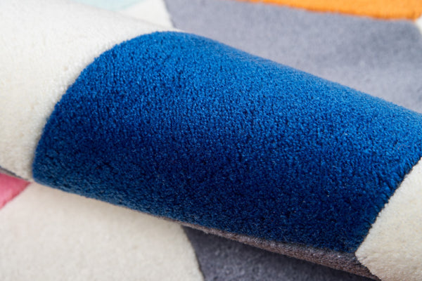 Momeni Lil Mo Hipster LMT15 Hand Tufted Contemporary Geometric Indoor Area Rug Multi 8' x 10' LMOTWLMT15MTI80A0