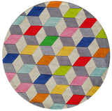 Momeni Lil Mo Hipster LMT15 Hand Tufted Contemporary Geometric Indoor Area Rug Multi 8' x 10' LMOTWLMT15MTI80A0