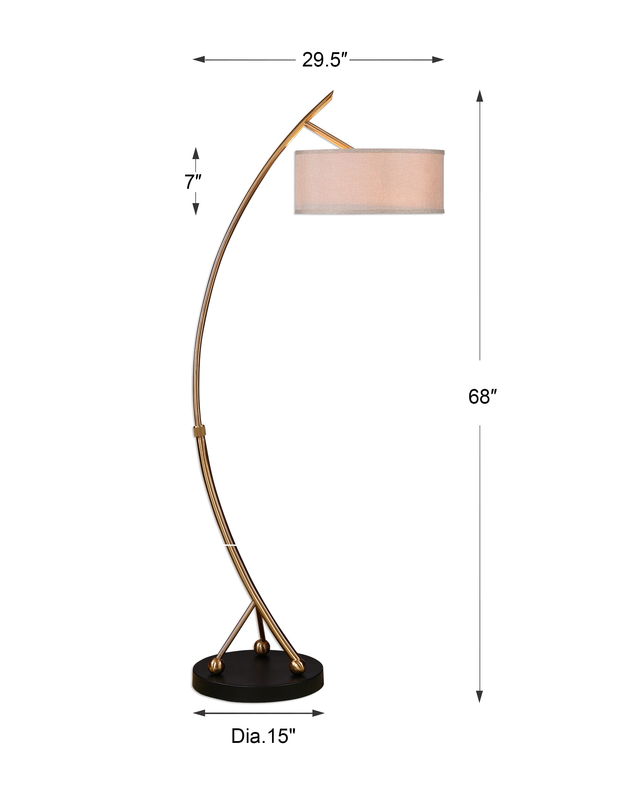 Uttermost Vardar Floor Lamp - Thumbnail 3