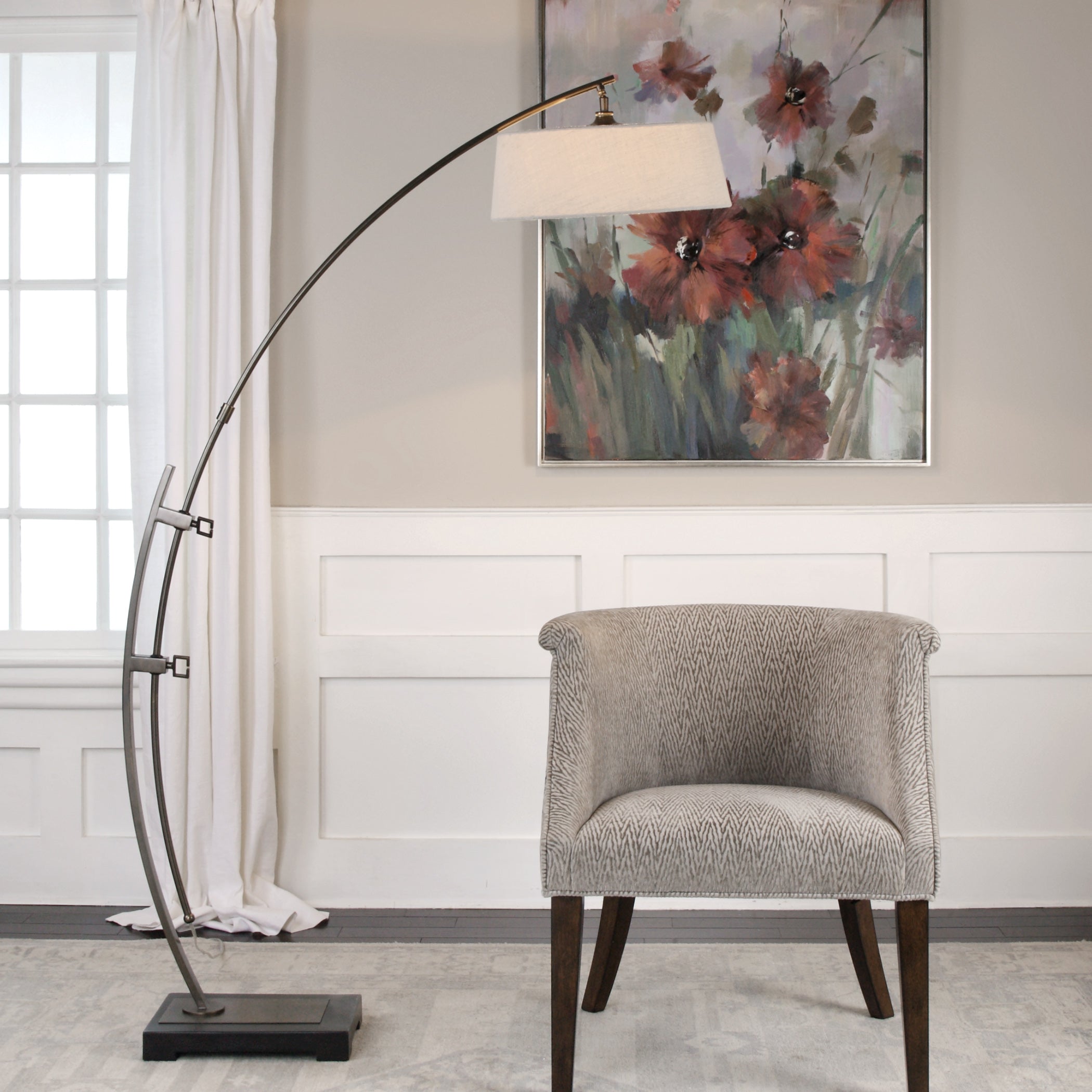 Uttermost Calogero Arc Floor Lamp - Thumbnail 4