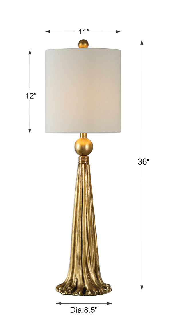 Uttermost Paravani Metallic Gold Lamp