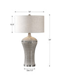 Uttermost Dubrava Light Gray Table Lamp