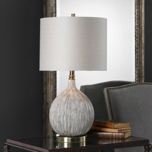 Uttermost Hedera Textured Ivory Table Lamp
