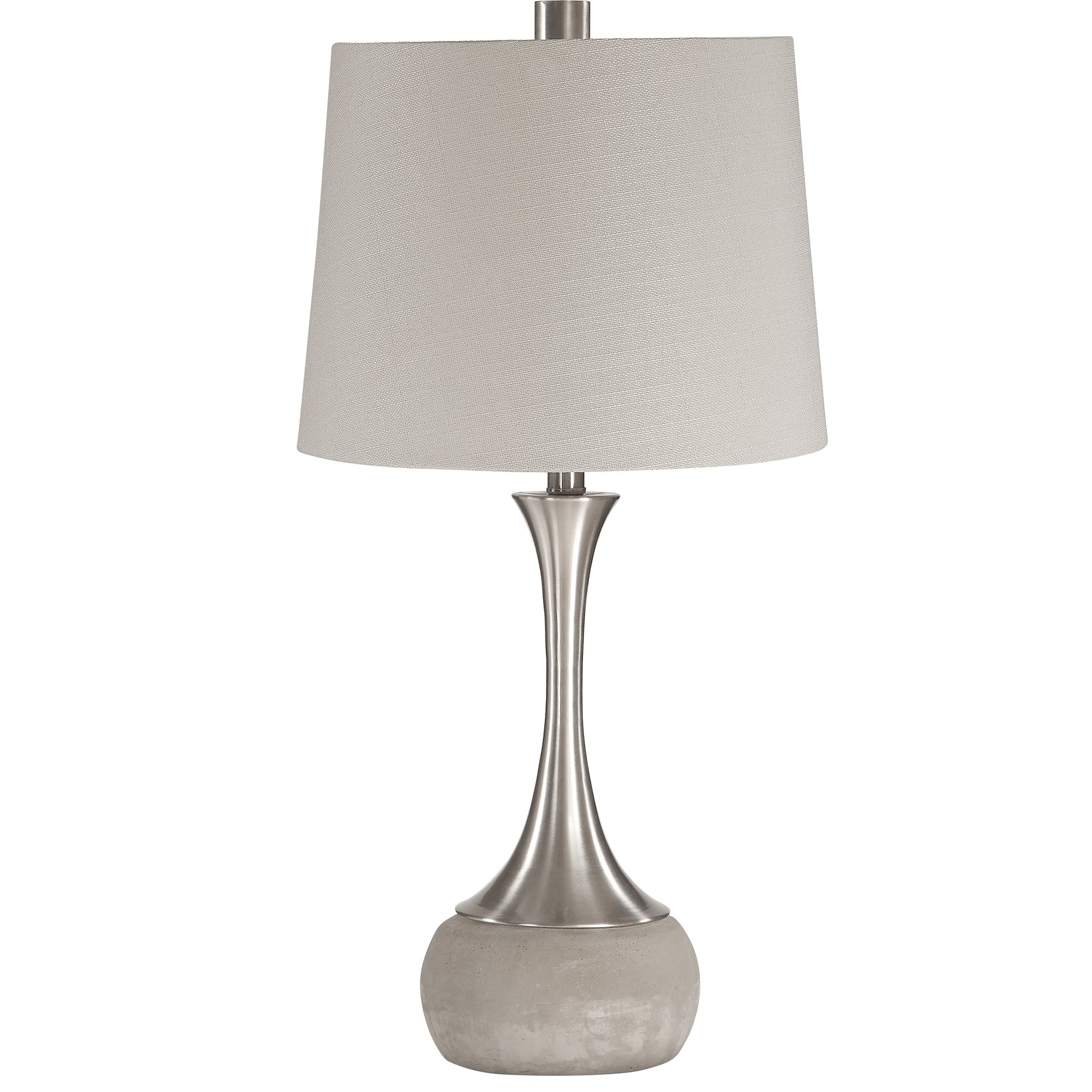 Uttermost Niah Brushed Nickel Lamp - Thumbnail 4