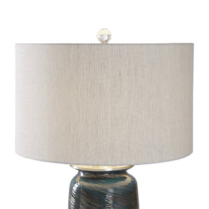 Uttermost Olesya Swirl Glass Table Lamp