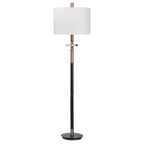 Uttermost Maud Aged Black Floor Lamp