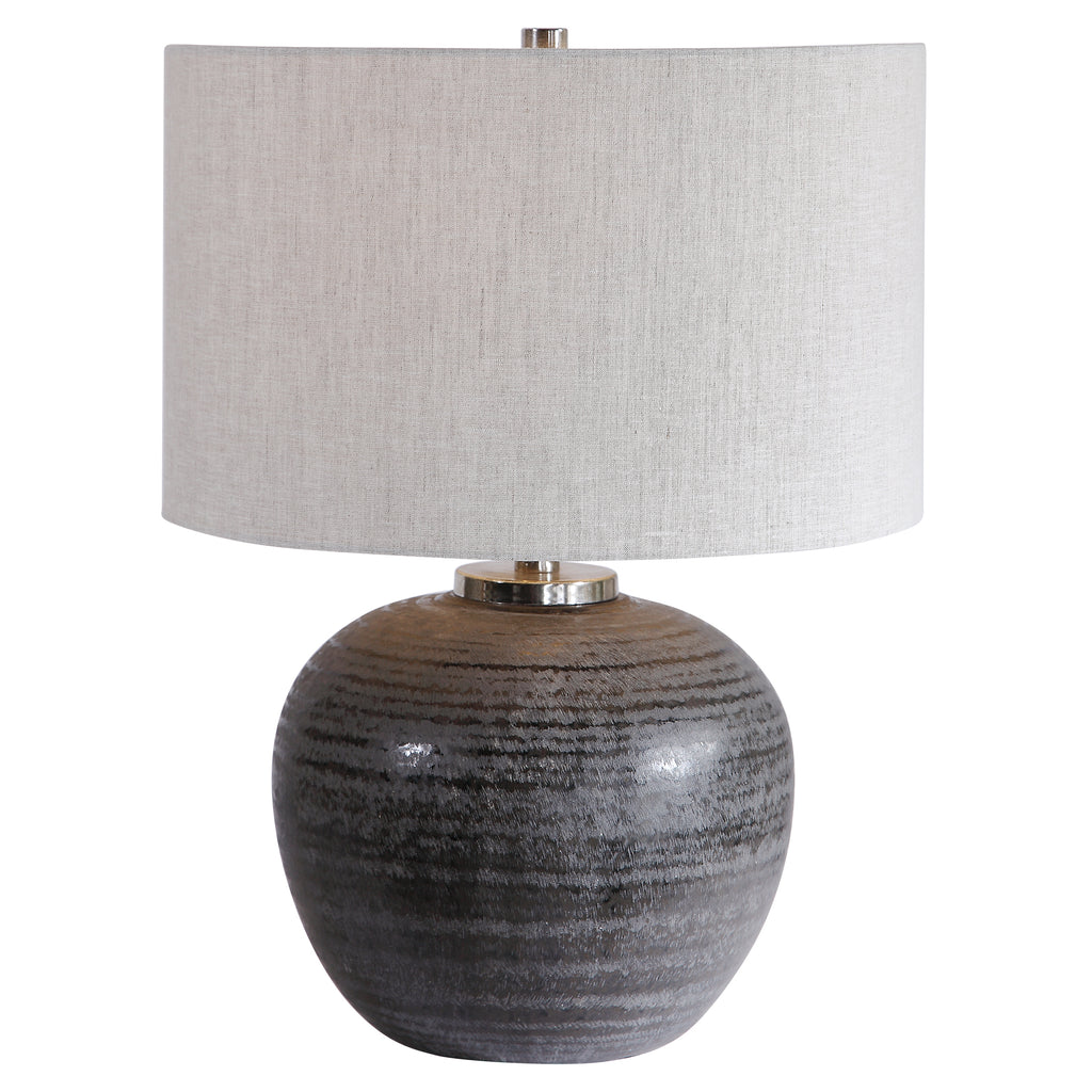 Uttermost Mikkel Charcoal Table Lamp