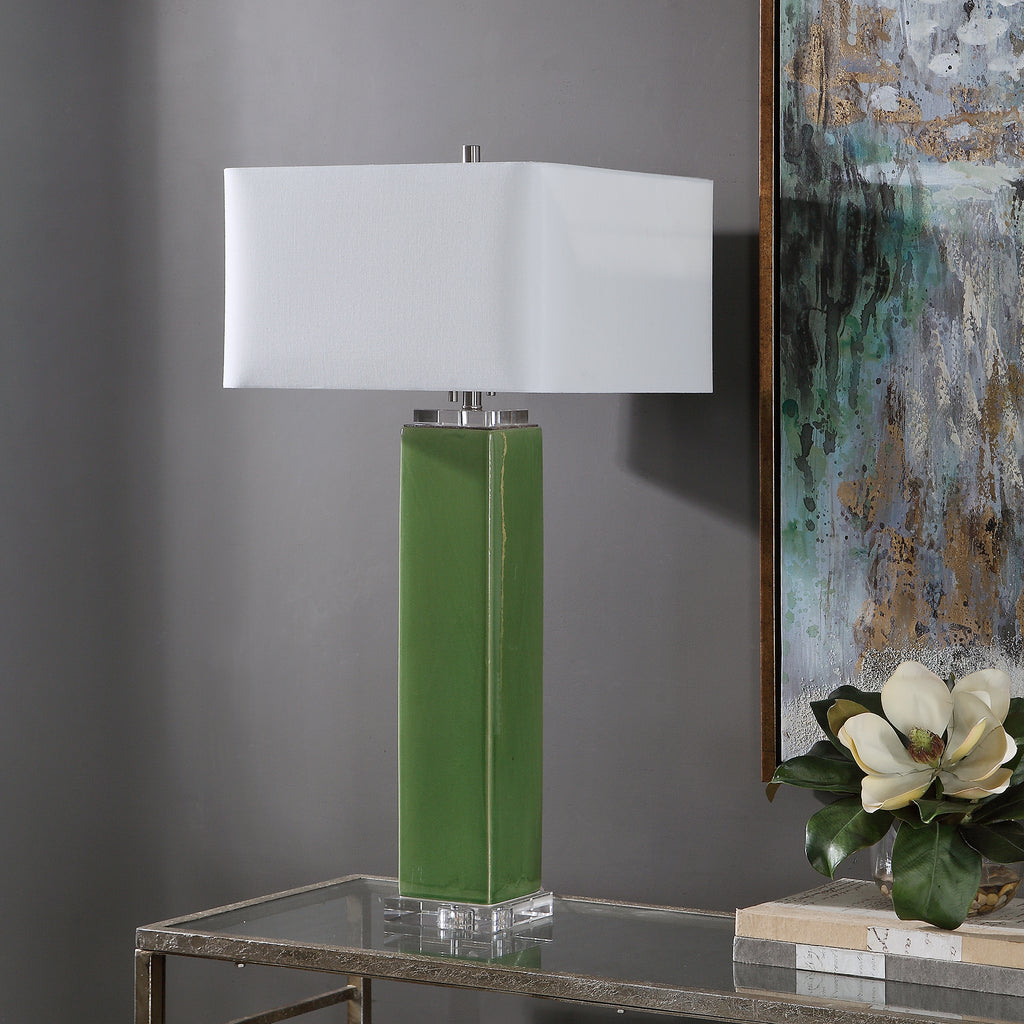 Uttermost Aneeza Tropical Green Table Lamp