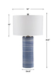 Uttermost Montauk Striped Table Lamp