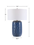 Uttermost Sedna Blue Table Lamp