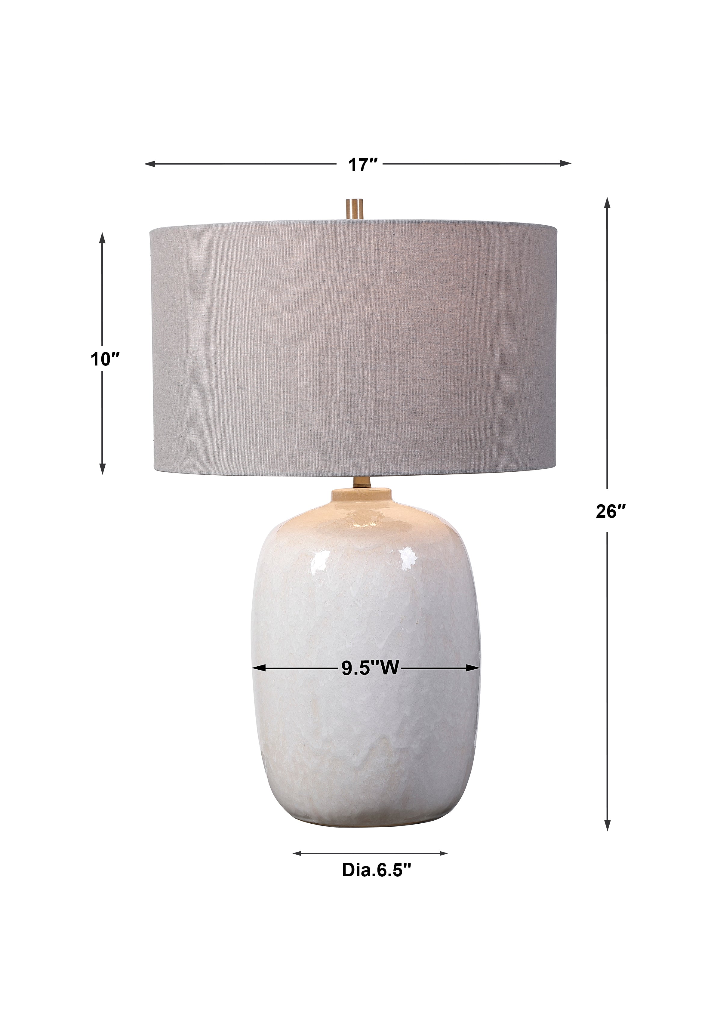Uttermost Winterscape Table Lamp - Thumbnail 5
