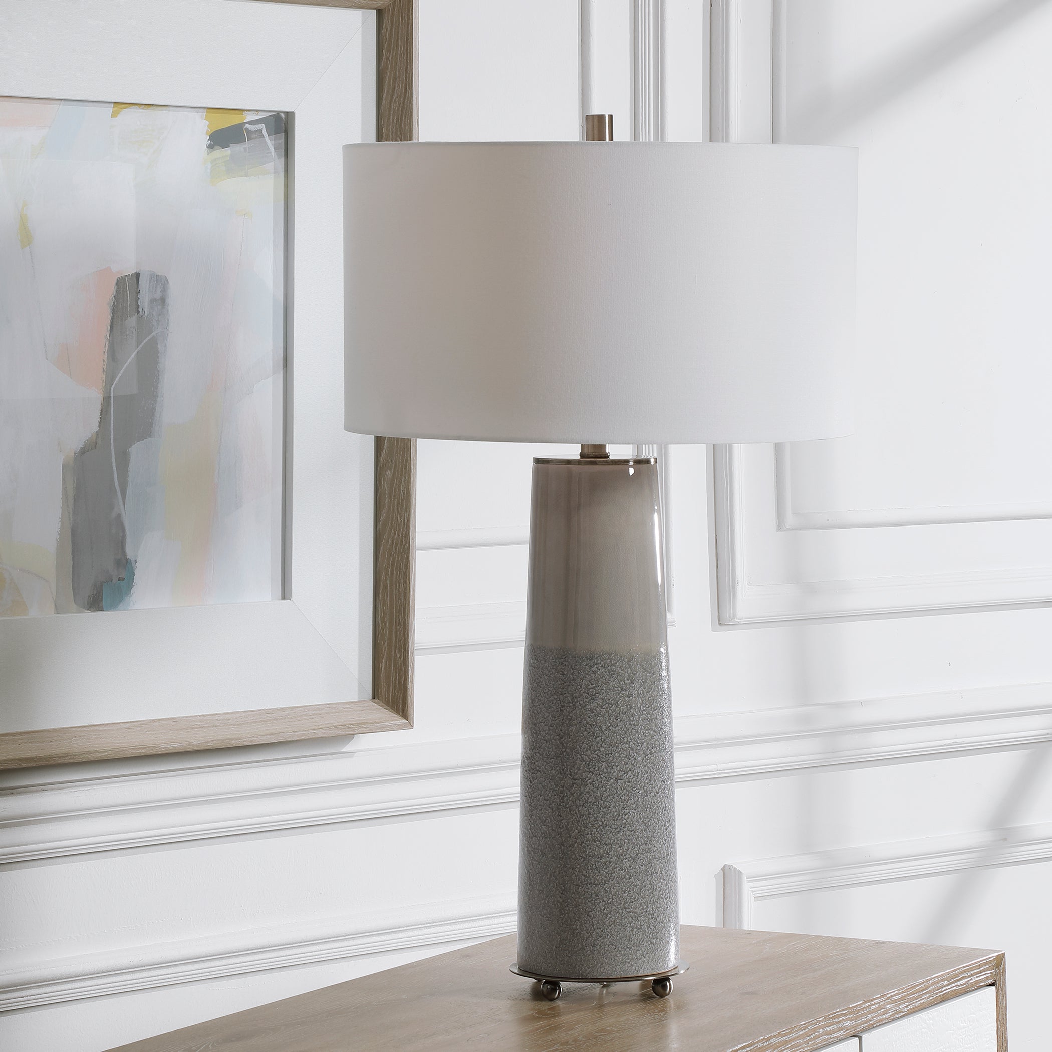 Abdel Gray Glaze Table Lamp - Thumbnail 5