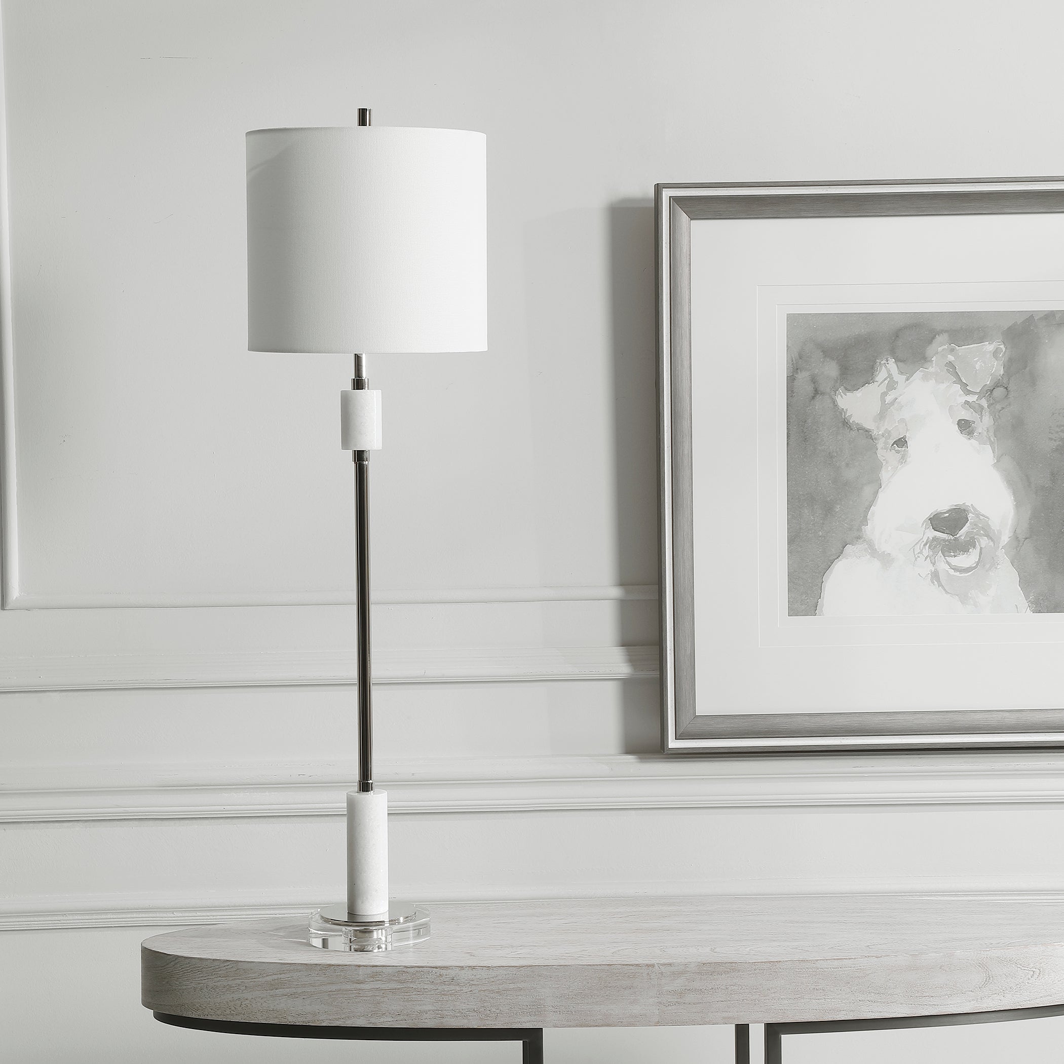 Uttermost Sussex Nickel Buffet Lamp - Thumbnail 5