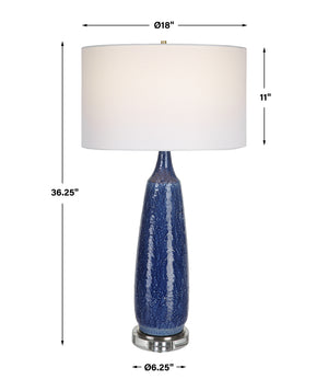 Uttermost Newport Cobalt Blue Table Lamp