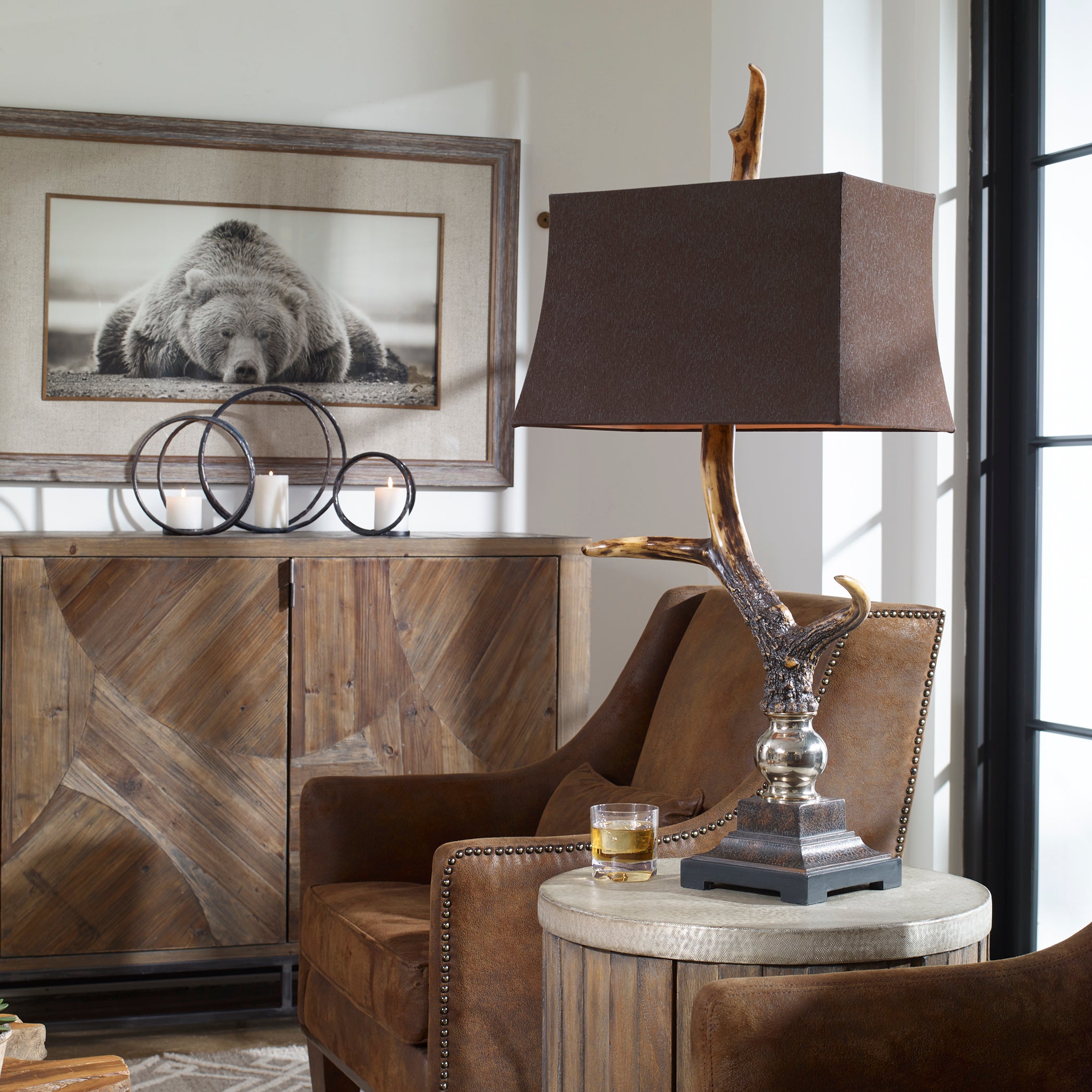 Uttermost Stag Horn Table Lamp - Thumbnail 3