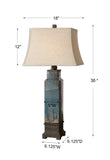 Uttermost Soprana Blue Table Lamp