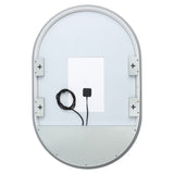 Safavieh Jax, 24 Inch, White, Aluminum Led Mirror LMR1007A