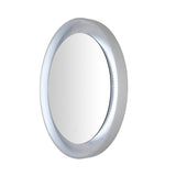 Safavieh Erdem, 30 Inch, Silver Grey/Silver Leaf, Aluminum Led Mirror Silver Grey/ Silver Leaf Metal LMR1014A