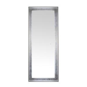 Safavieh Montauk, 26 Inch, Silver Grey/Silver Leaf, Aluminum Led Mirror Silver Grey/ Silver Leaf Metal LMR1015A