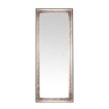 Safavieh Montauk, 26 Inch, Silver Grey/Silver Leaf, Aluminum Led Mirror Silver Grey/ Silver Leaf Metal LMR1015A