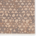 Kevin O'Brien by Jaipur Living Sierra Geometric Taupe/ Gray Runner Rug (2'6"X12')