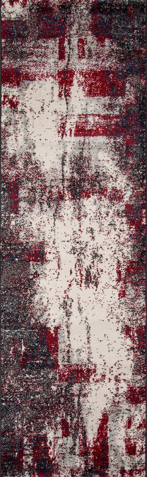 Momeni Loft LO-08 Machine Made Transitional Abstract Indoor Area Rug Grey 9'3" x 12'6" LOFT0LO-08GRY93C6