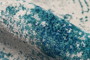 Momeni Loft LO-09 Machine Made Traditional Abstract Indoor Area Rug Blue 9'3" x 12'6" LOFT0LO-09BLU93C6