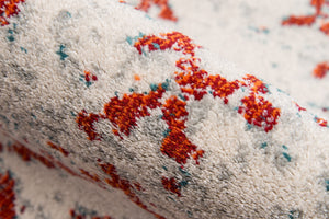 Momeni Loft LO-10 Machine Made Traditional Geometric Indoor Area Rug Rust 9'3" x 12'6" LOFT0LO-10RST93C6