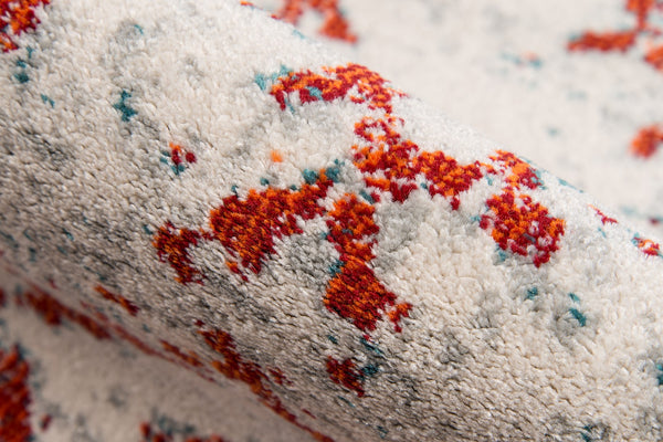 Momeni Loft LO-10 Machine Made Traditional Geometric Indoor Area Rug Rust 9'3" x 12'6" LOFT0LO-10RST93C6