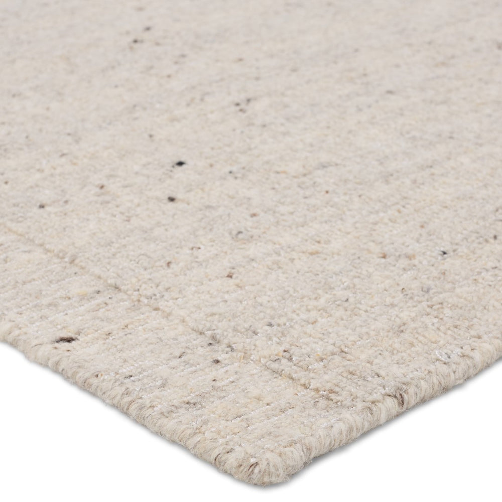 Jaipur Living Lorena Westen LOR03 Handwoven 80% Wool 20% Nylon Solid Area Rug Cream 80% Wool 20% Nylon RUG154960