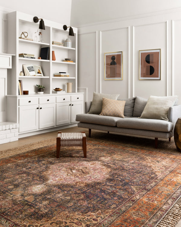 Loloi Loren LQ-02 100% Polyester Power Loomed Traditional Rug LORELQ-02PLML84B6