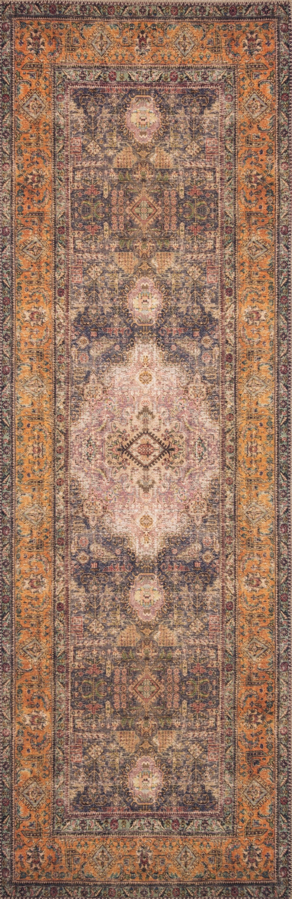 Loloi Loren LQ-02 100% Polyester Power Loomed Traditional Rug LORELQ-02PLML84B6