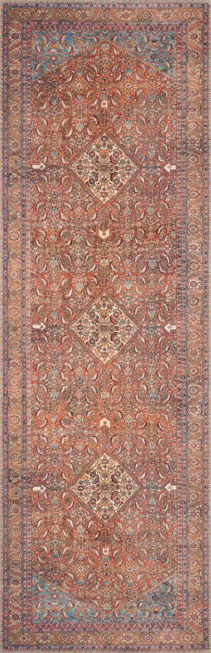 Loloi Loren LQ-06 100% Polyester Power Loomed Traditional Rug LORELQ-06REML84B6