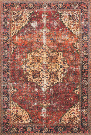 Loloi Loren LQ-07 100% Polyester Power Loomed Traditional Rug LORELQ-07RENV84B6
