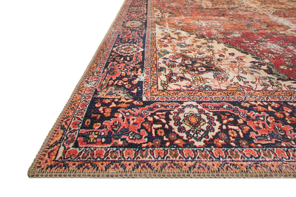 Loloi Loren LQ-07 100% Polyester Power Loomed Traditional Rug LORELQ-07RENV84B6